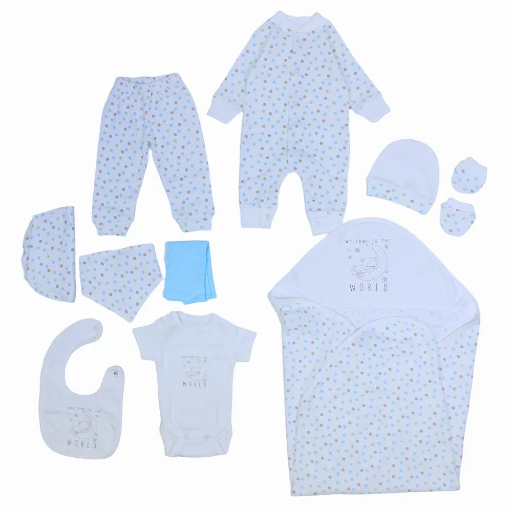 Baby Cotton Dotted Clothes Gift Box