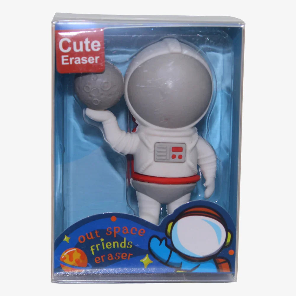 Astronaut Shaped Eraser – Grey