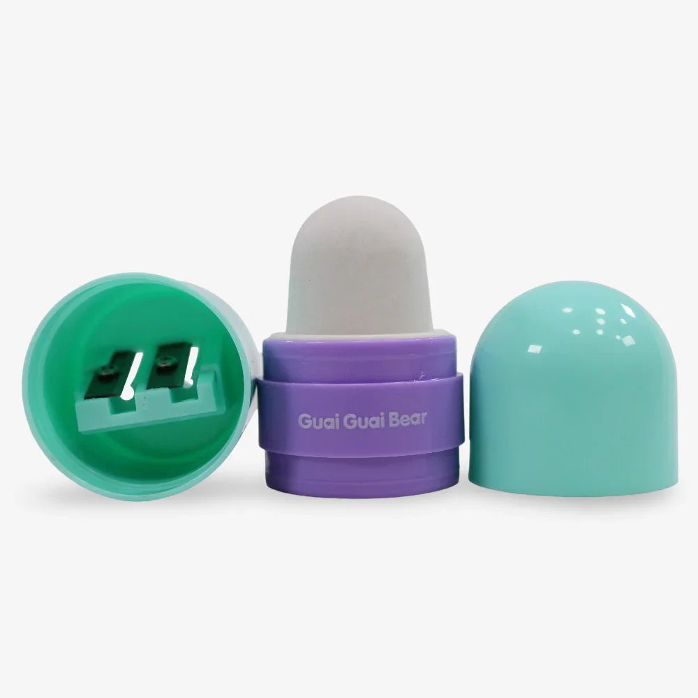 Lipstick Shaped Pencil Sharpener/Eraser – Aqua