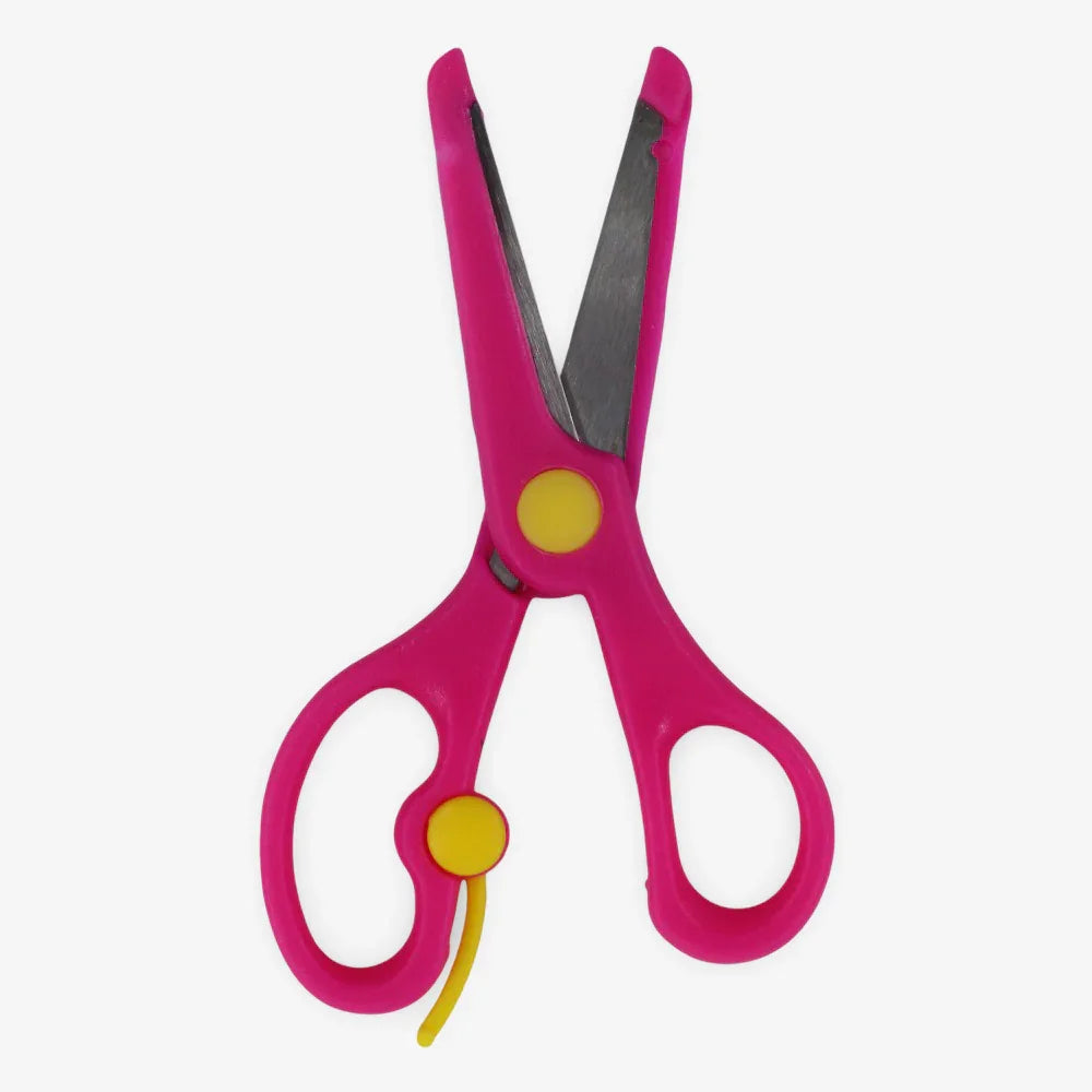 Red Scissors with Metal Blade