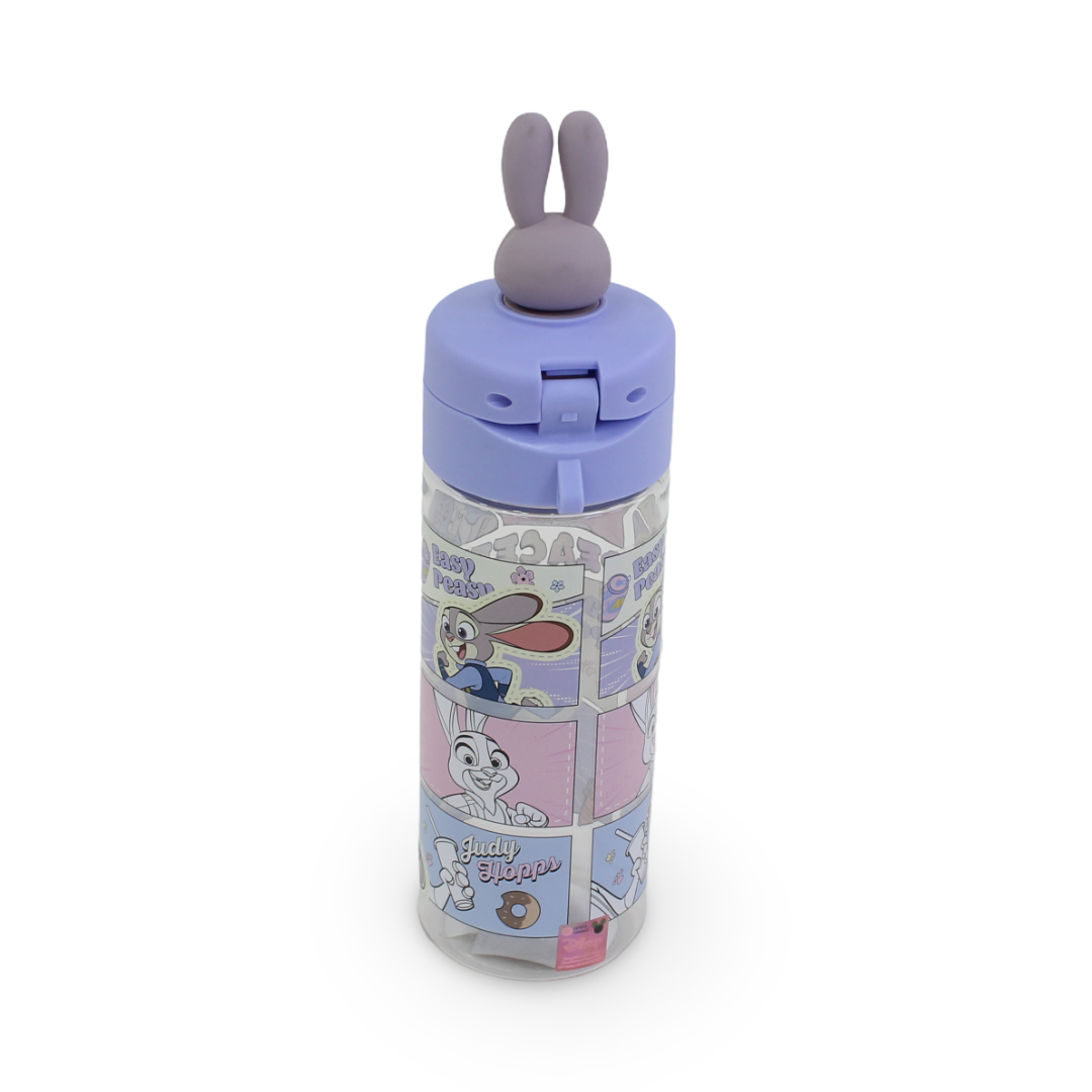 Zootopia Plastic Water Bottle – Purple