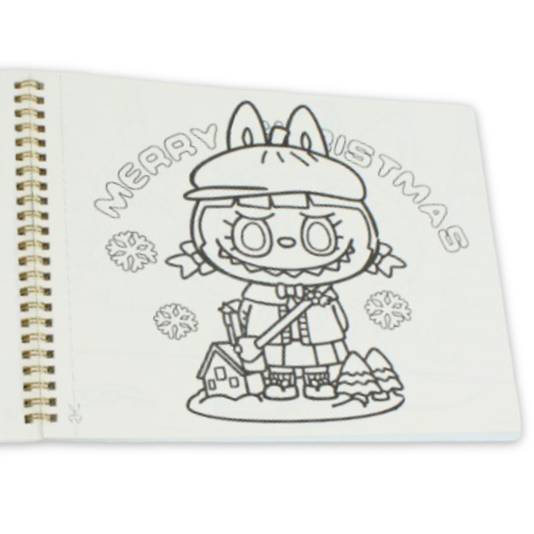 Labubu "Animal Day" Coloring Notebook - School - Tokyo