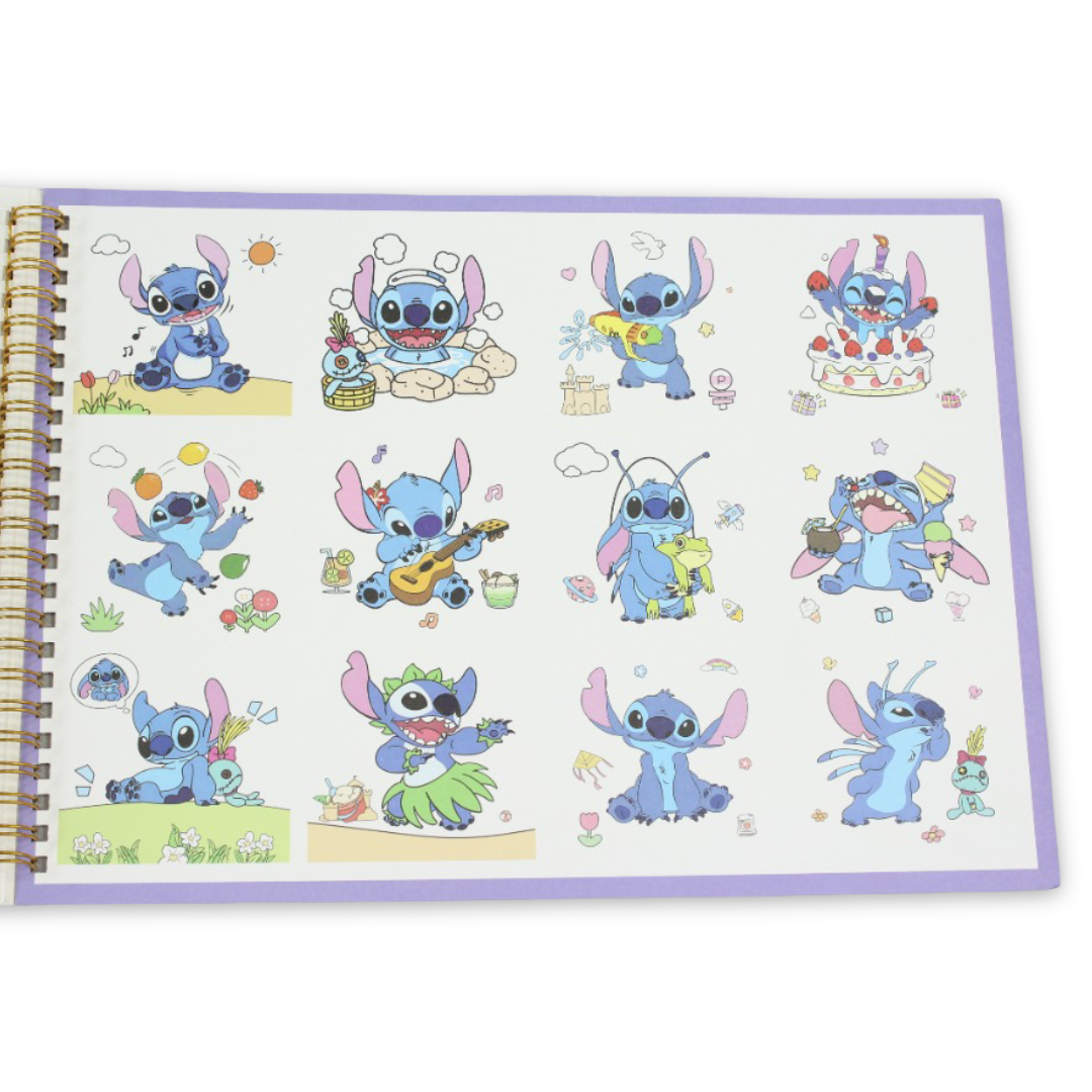 Stitch Coloring Book – Purple