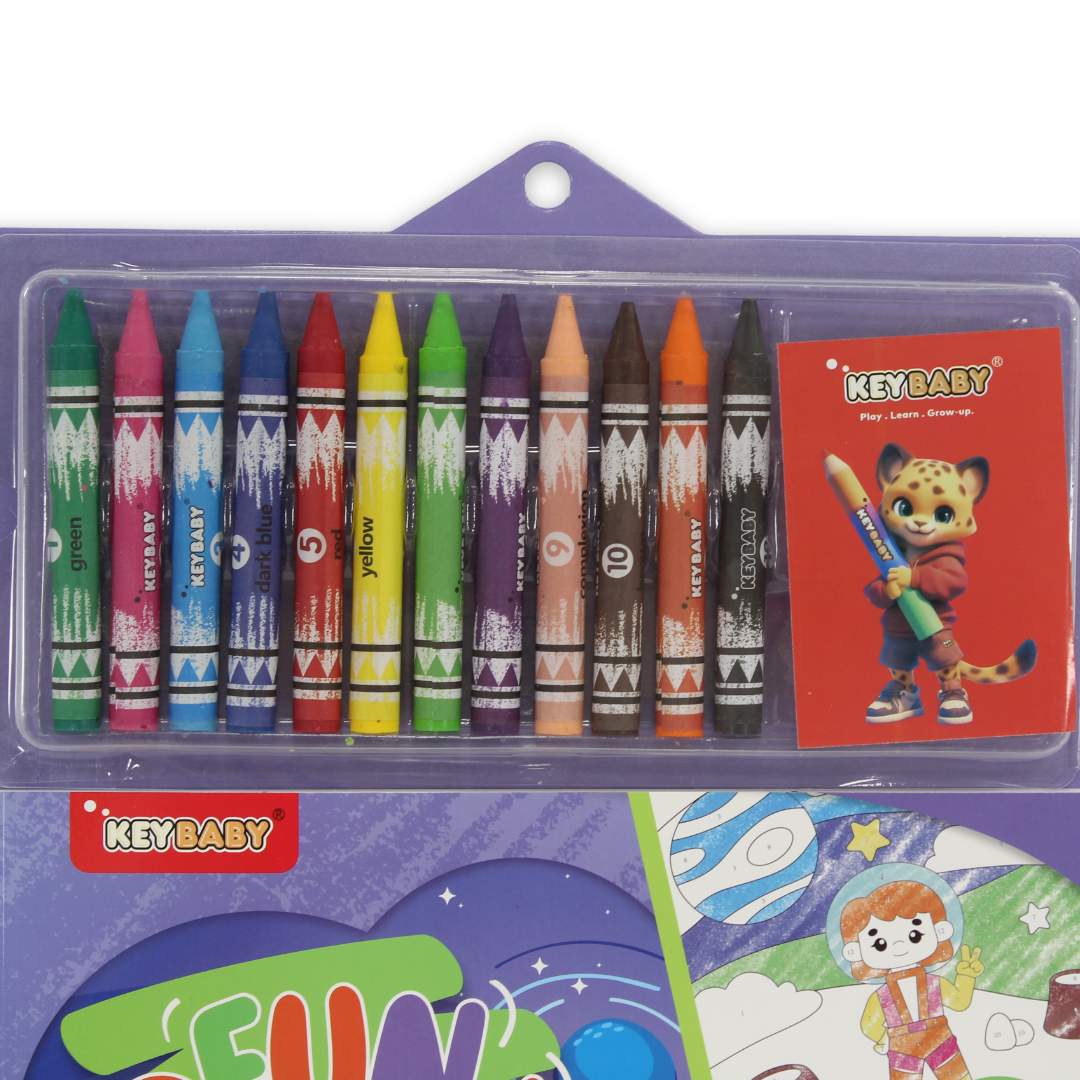 Keybaby Fun Crayon "Universe" Space Coloring Book