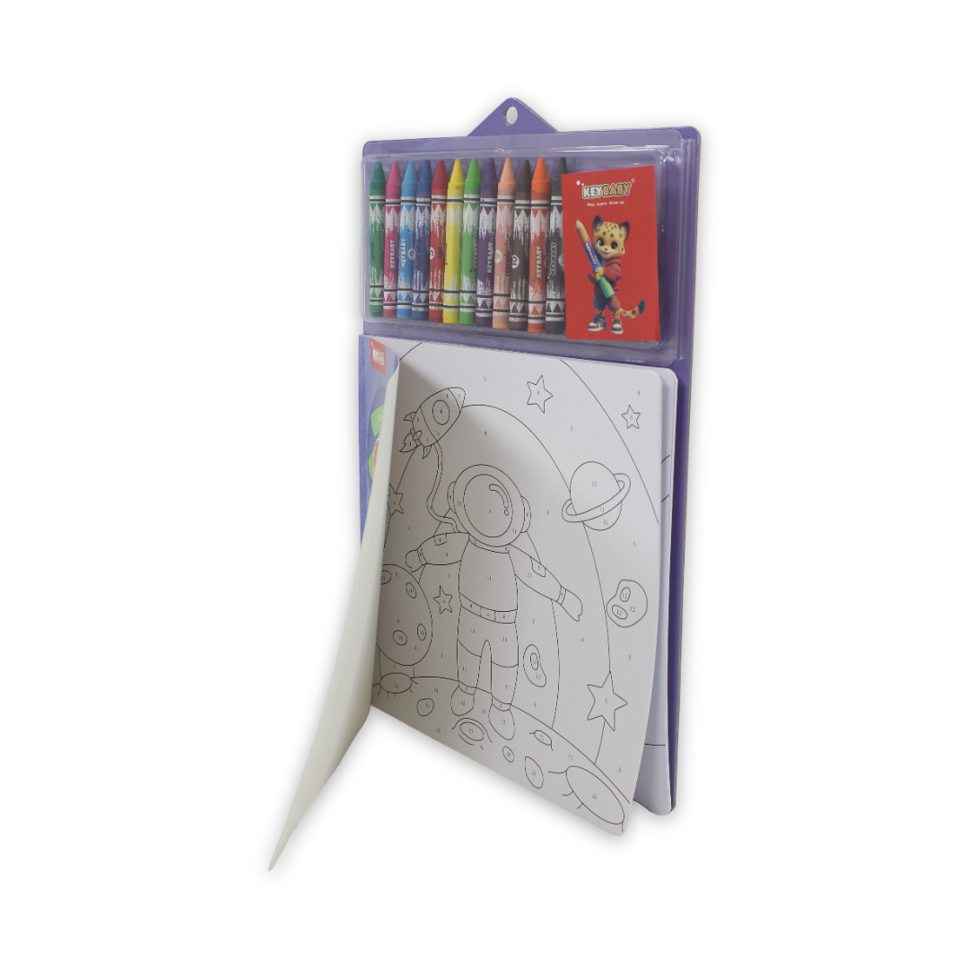 Keybaby Fun Crayon "Universe" Space Coloring Book