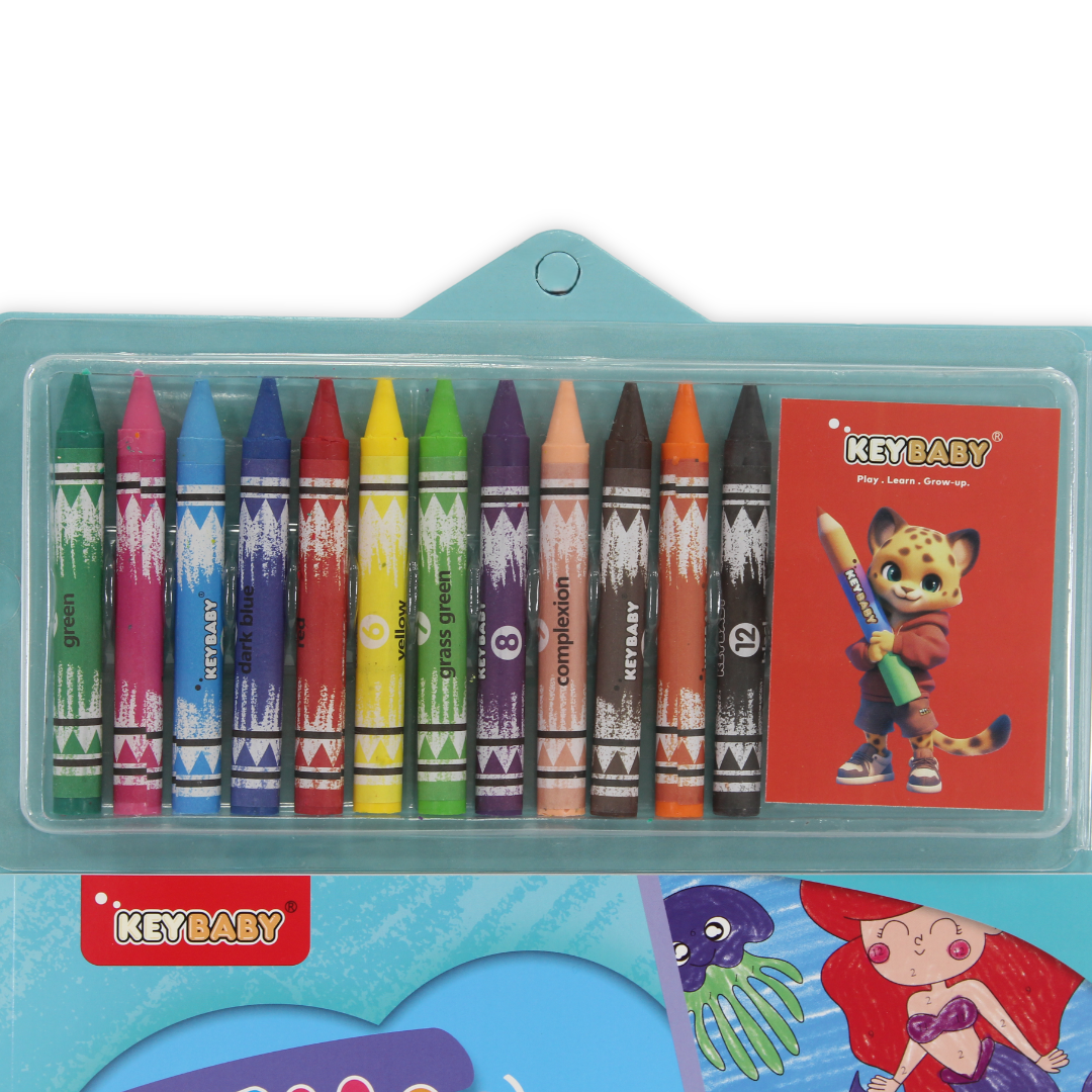 Keybaby Fun Crayon Nermaids Coloring Book
