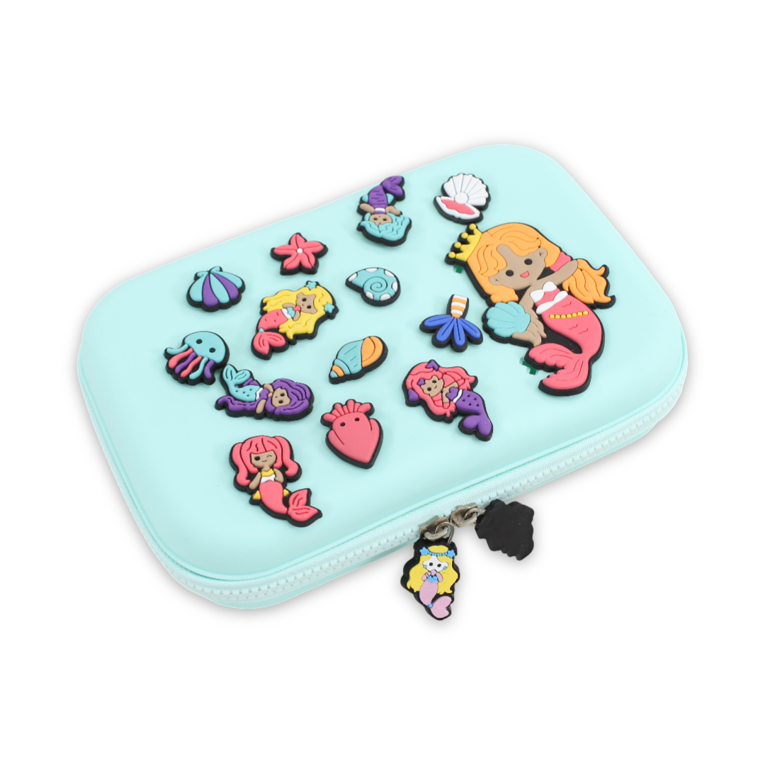 EVA Mermaid 3D Hardcover Pencil Case – Mint - School - Tokyo