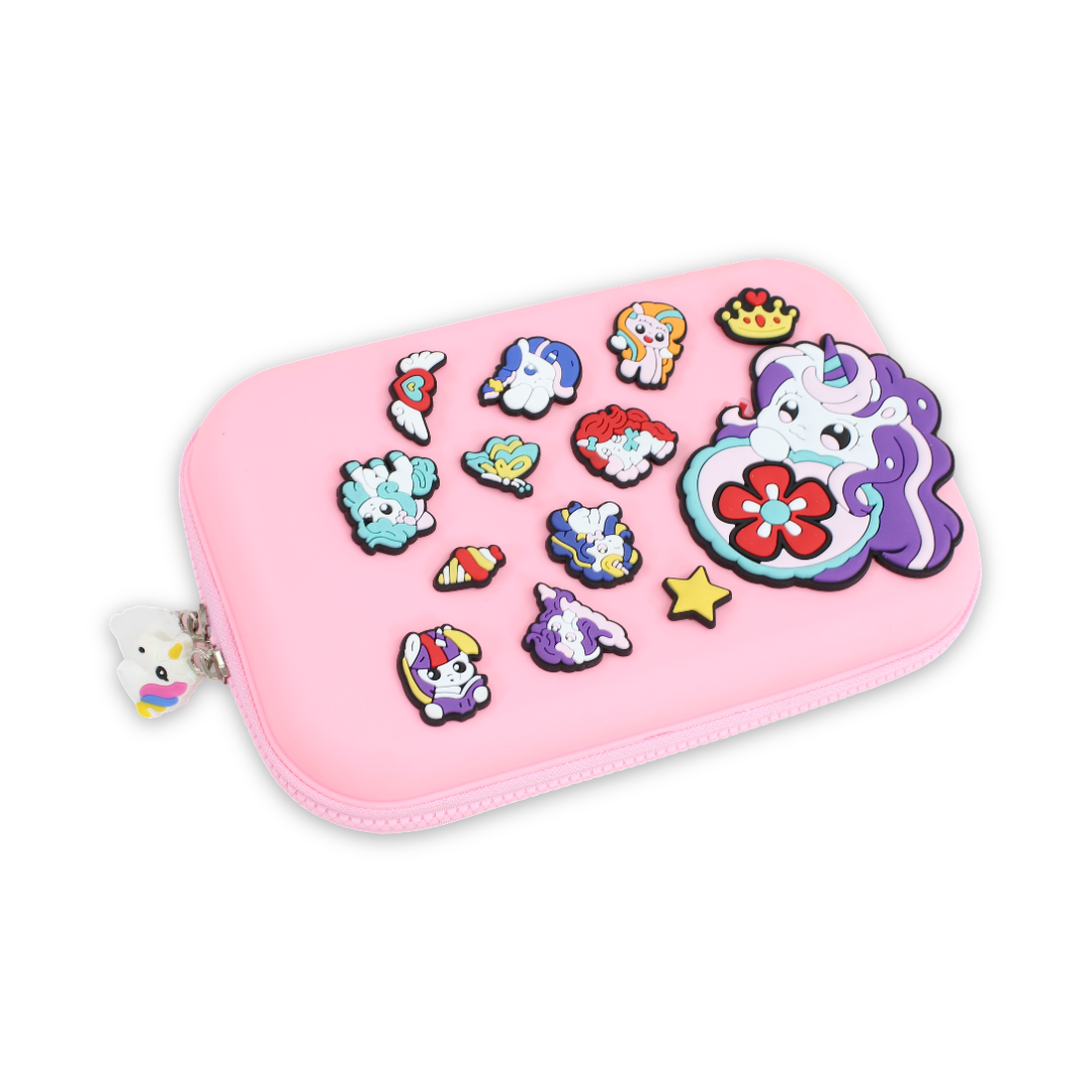 Unicorn 3D Hardcover Pencil Case – Rose - School - Tokyo