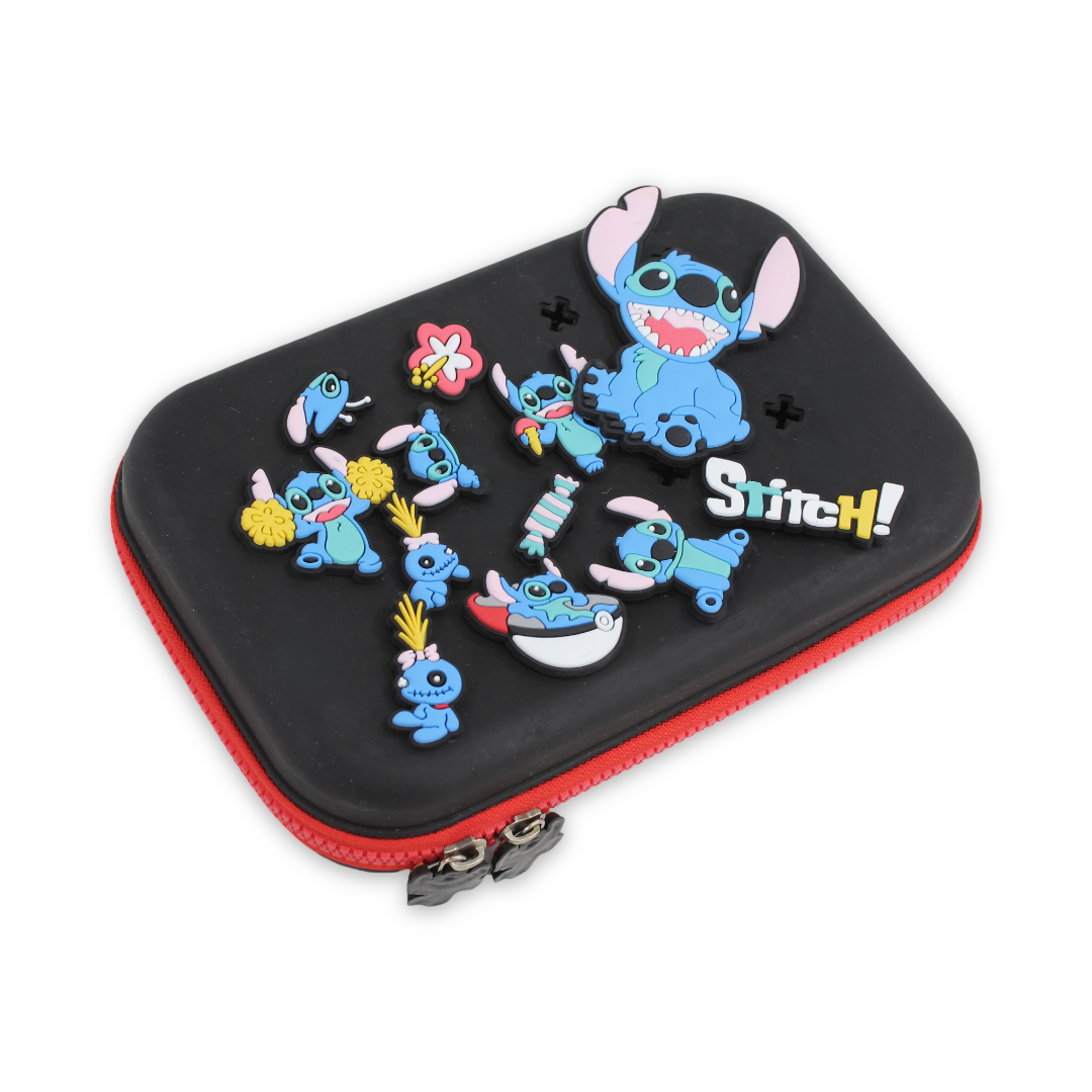 Stitch 3D Hardcover Pencil Case – Black - School - Tokyo