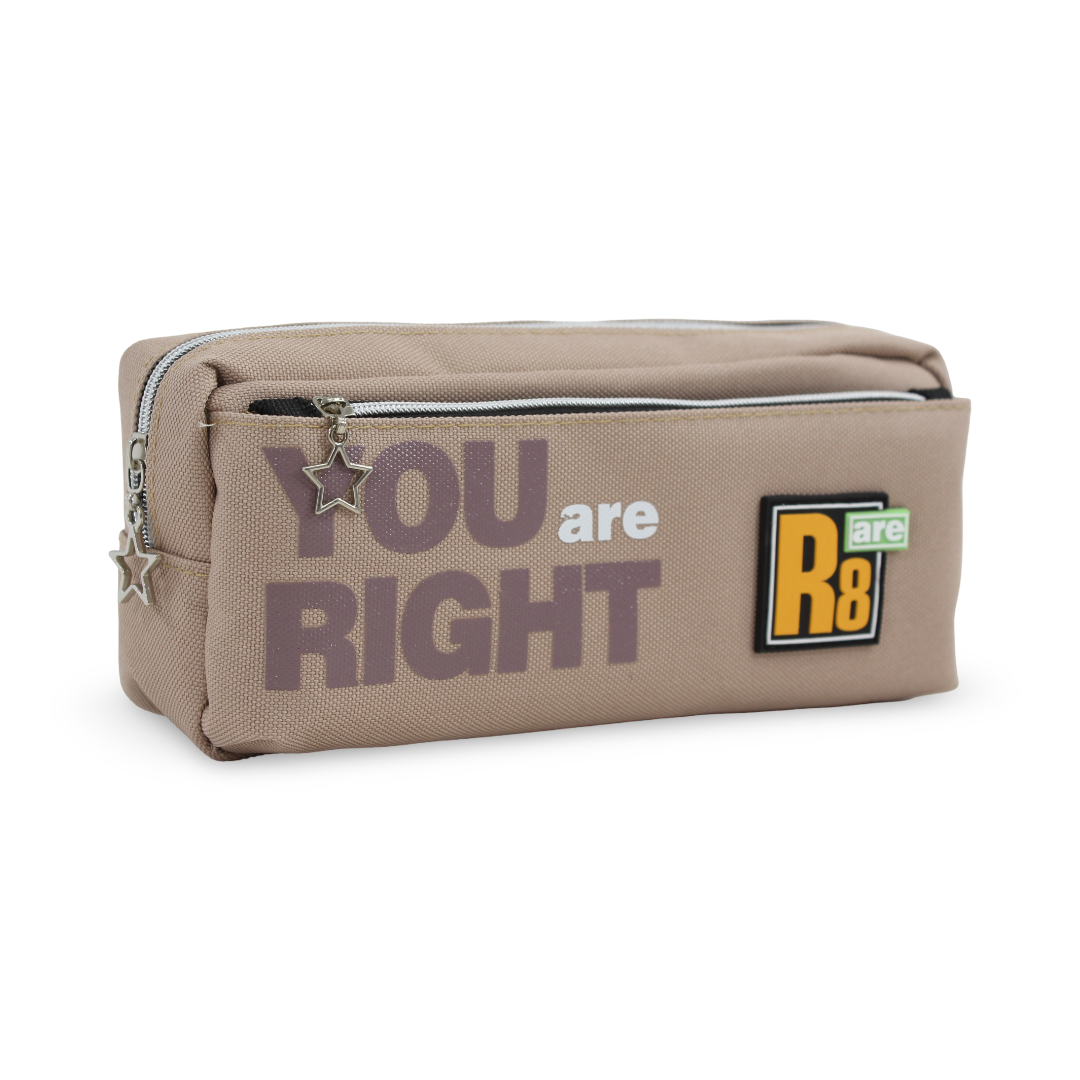 "You are Right" Pencil Case – Beige - School - Tokyo