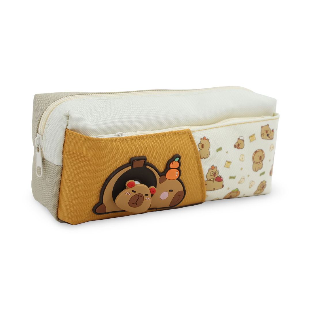 Capybara Pencil Case – Orange - School - Tokyo