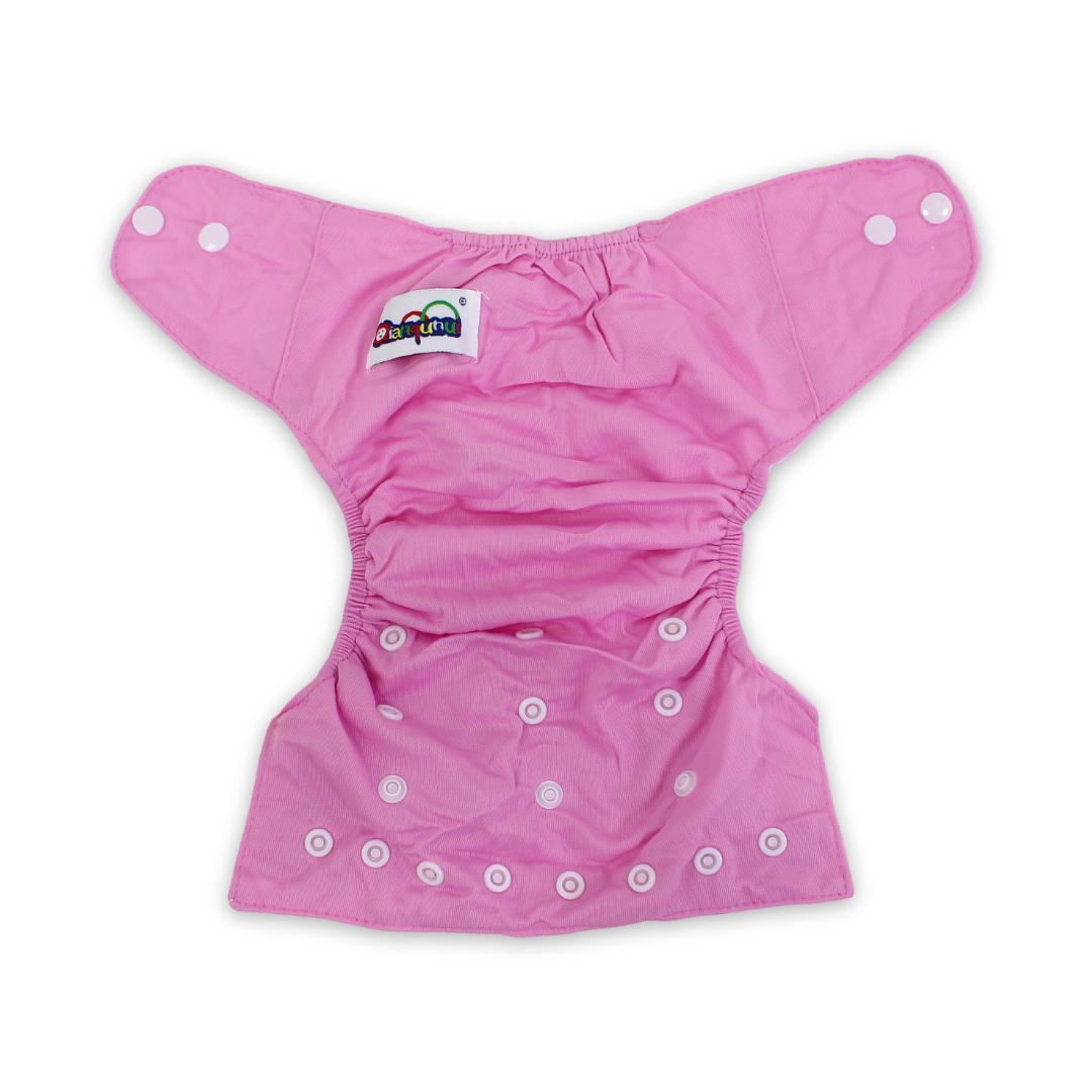 Baby Girls Cotton Baby Diaper – Pink - Baby Essentials - Bella Bambino