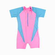 Girls Overall Swimsuit - Dolphin Design