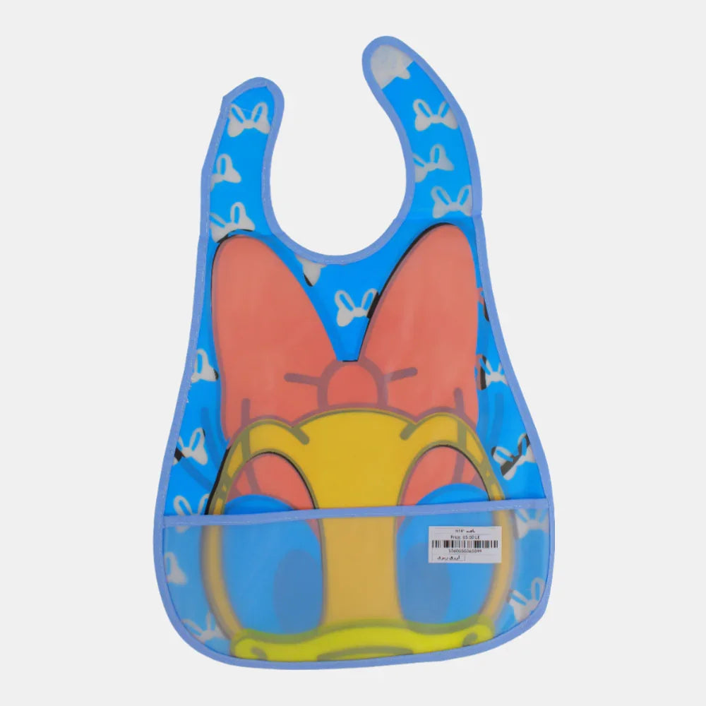 Baby Bib – Blue with Daisy Duck Design