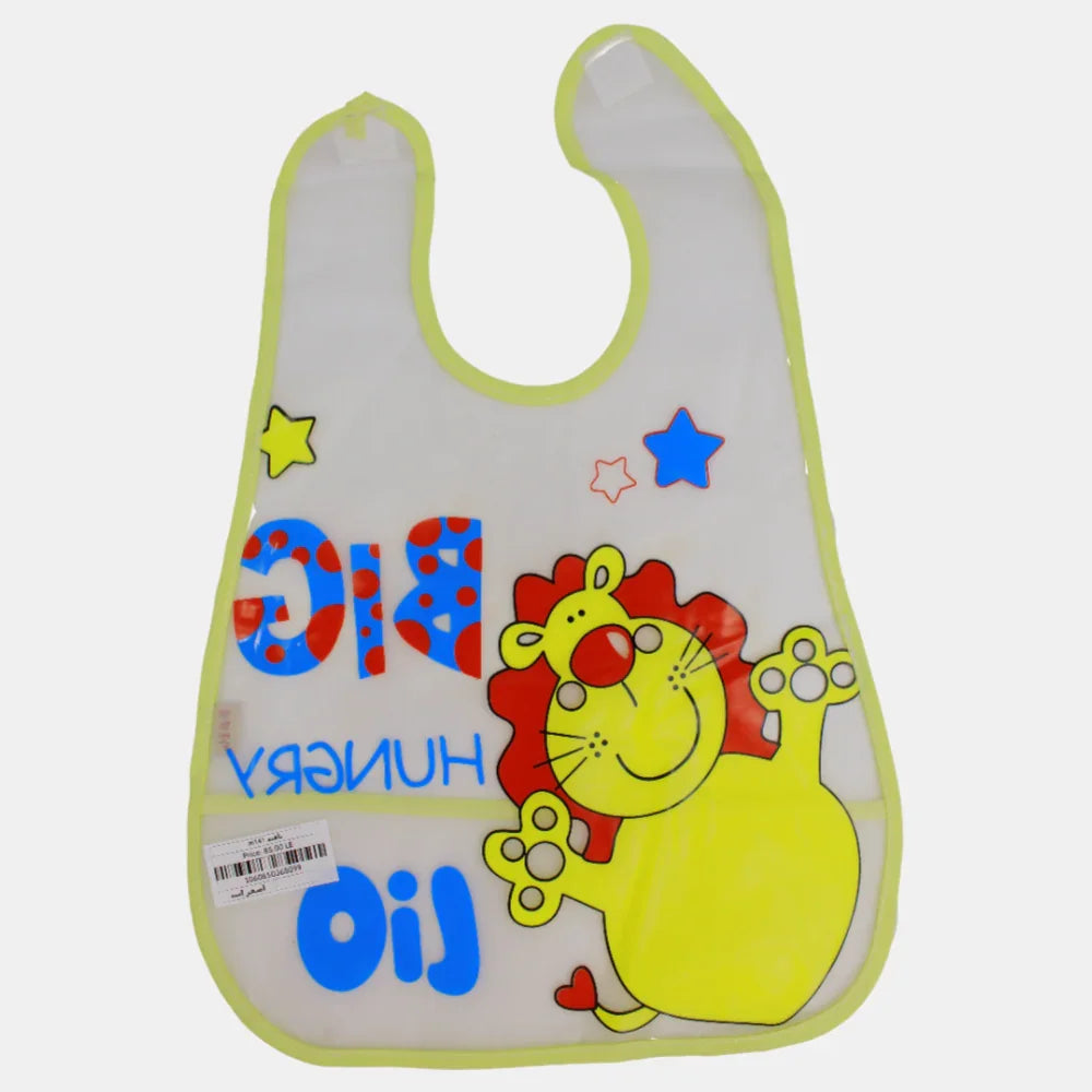 Baby Bib – Yellow Lion Design