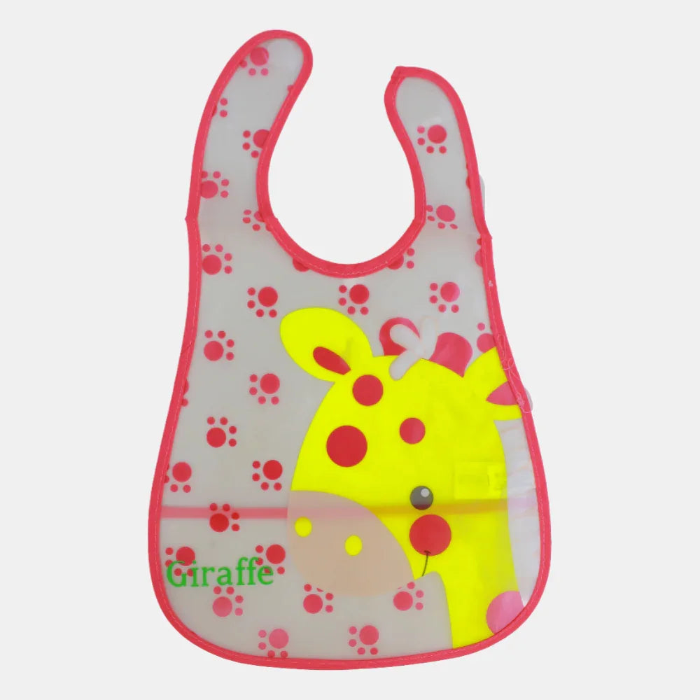 Baby Bib – Yellow Giraffe Design