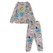 Boys Thermal Set – Beige with Snoopy Design