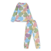Girls Thermal Set – Multicolored with Hearts Design