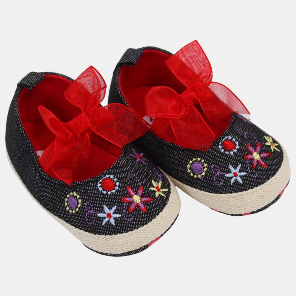 Baby Girls Ballerina – With a Bow - Clothing - Cherries