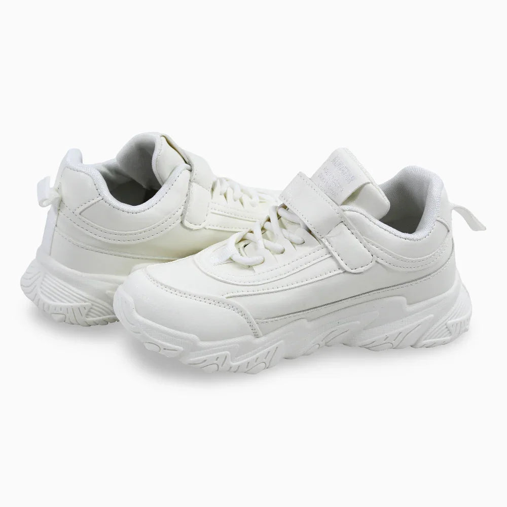 Unisex Leather Sneakers (Size 32-37)