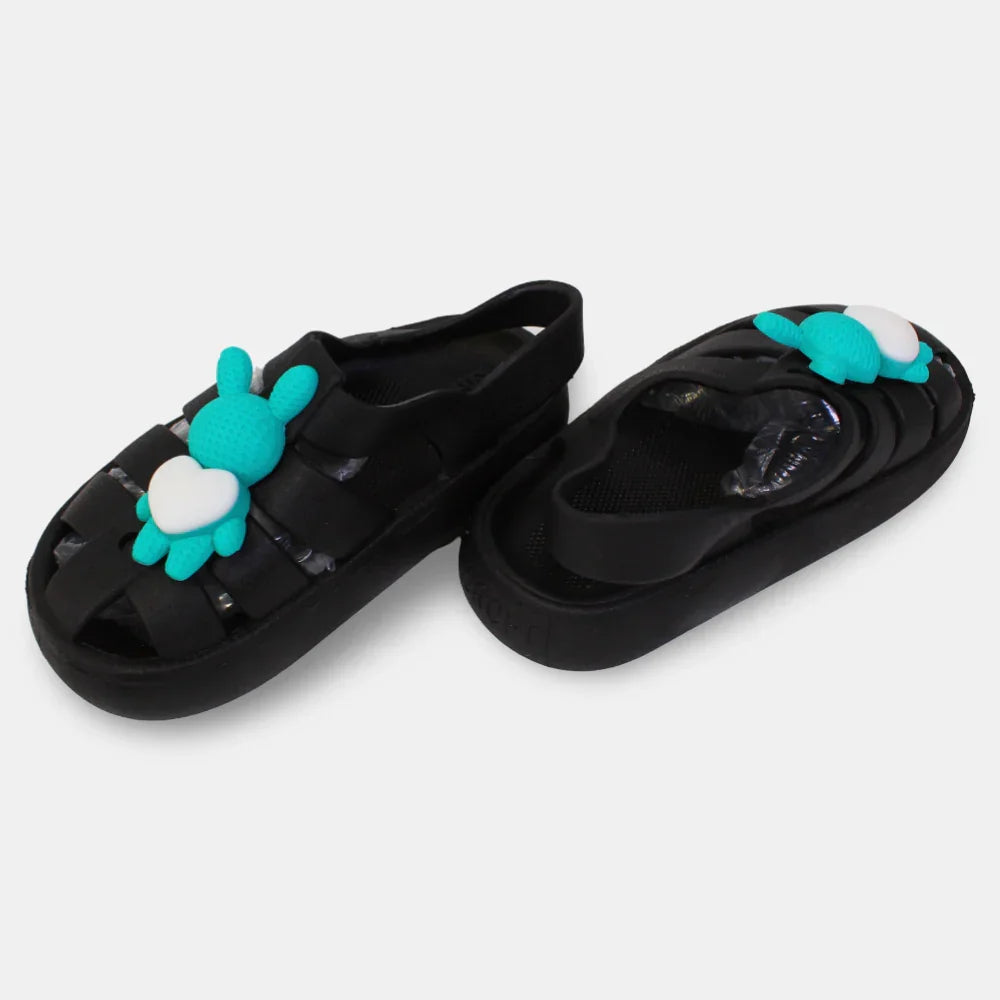 Aqua Bunny Sandals