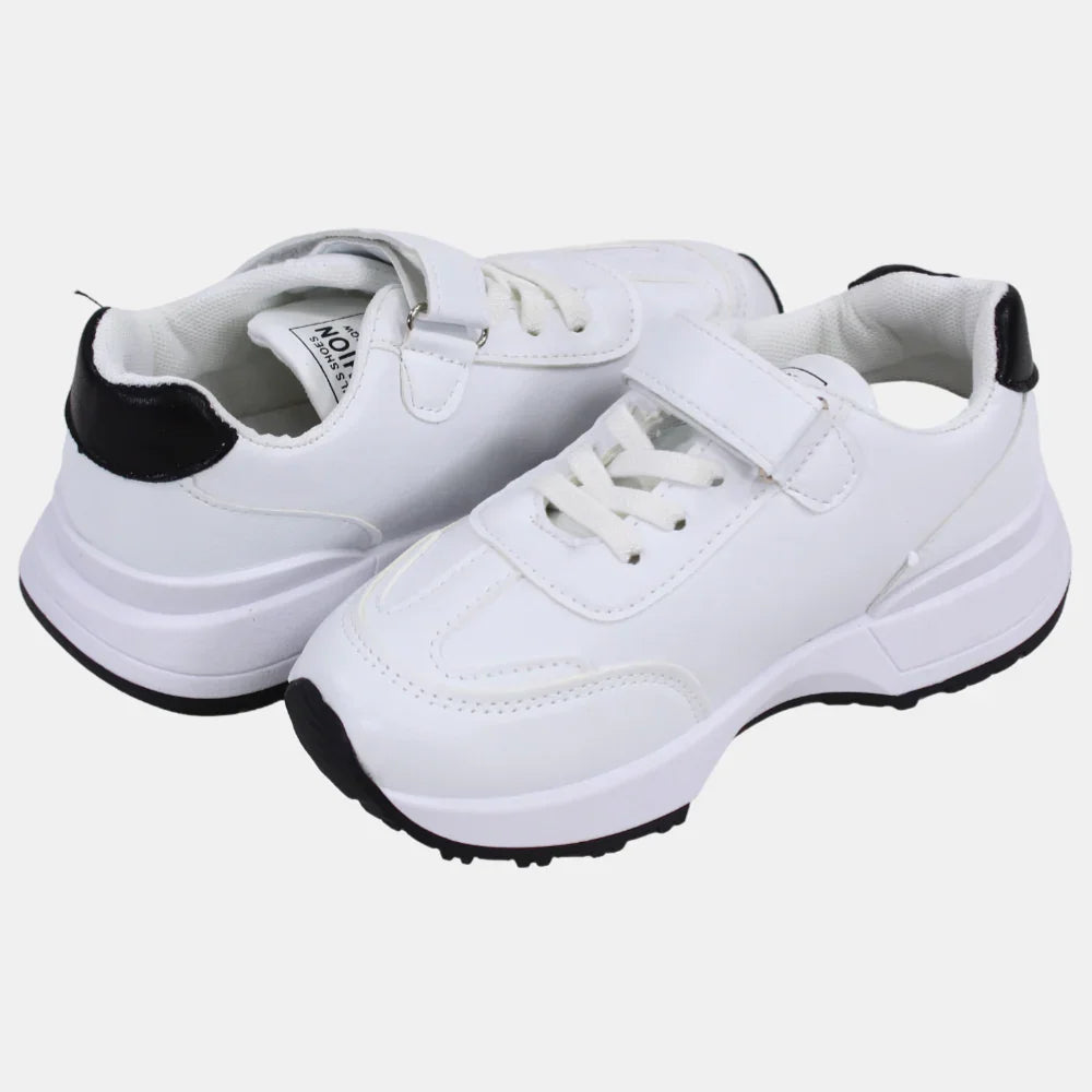 Boys Leather Sneakers – Multicolor