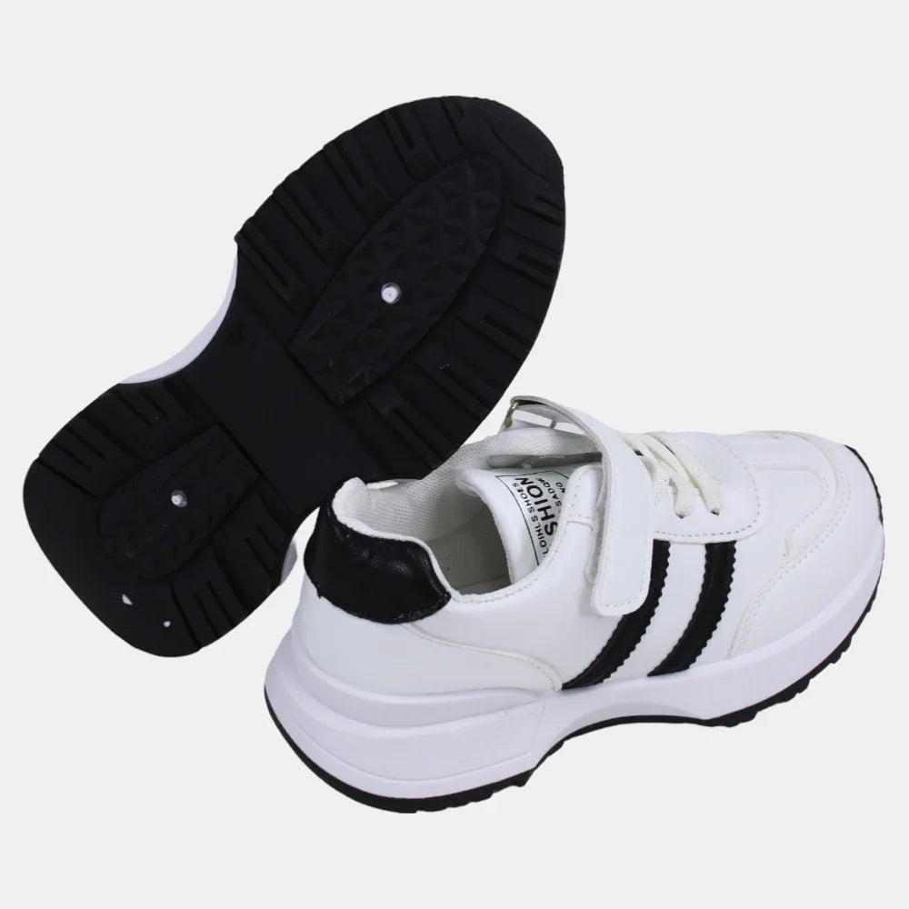 Boys Leather Sneakers – Multicolor