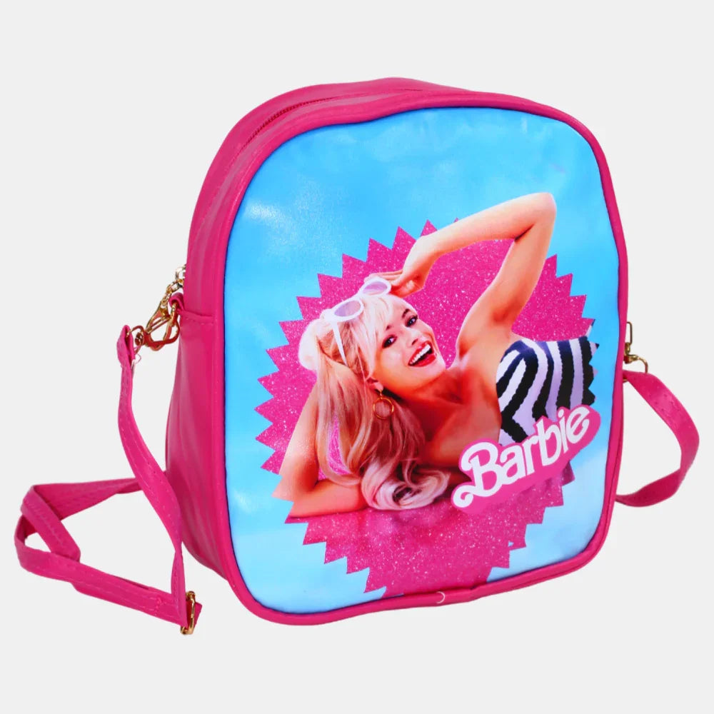 Barbie Shoulder Bag – Fuchsia with White Glasses Design – Ourkids