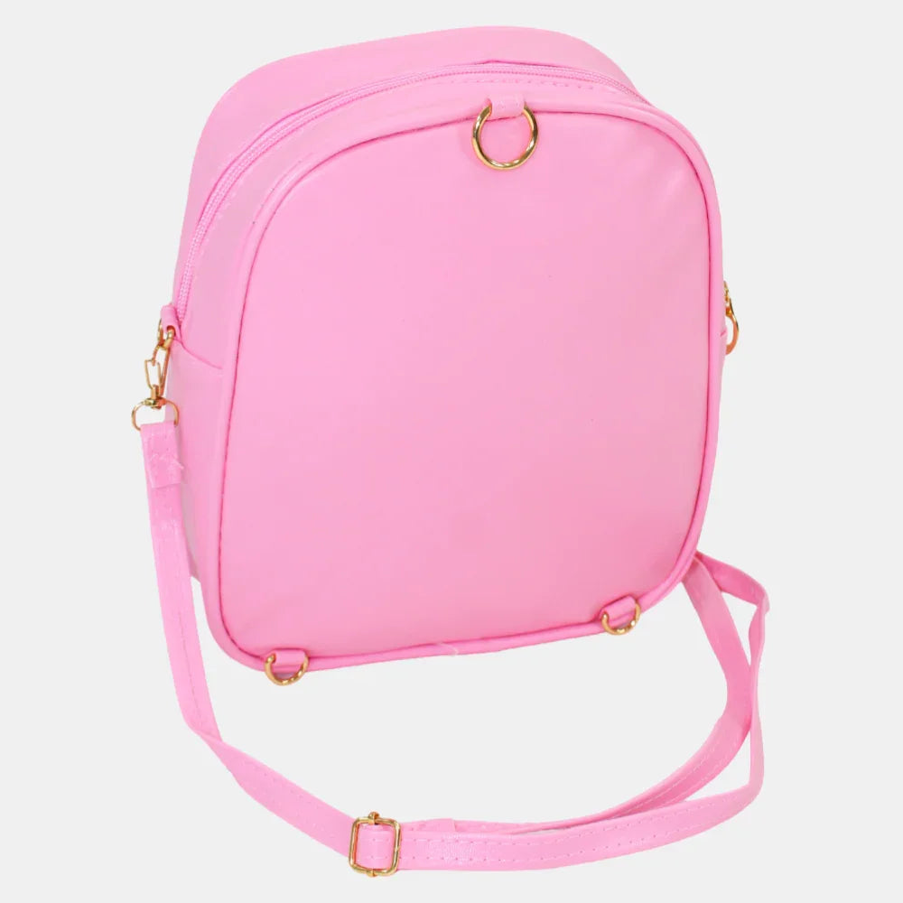 Barbie Shoulder Bag – Pink with Plaid Dress Design