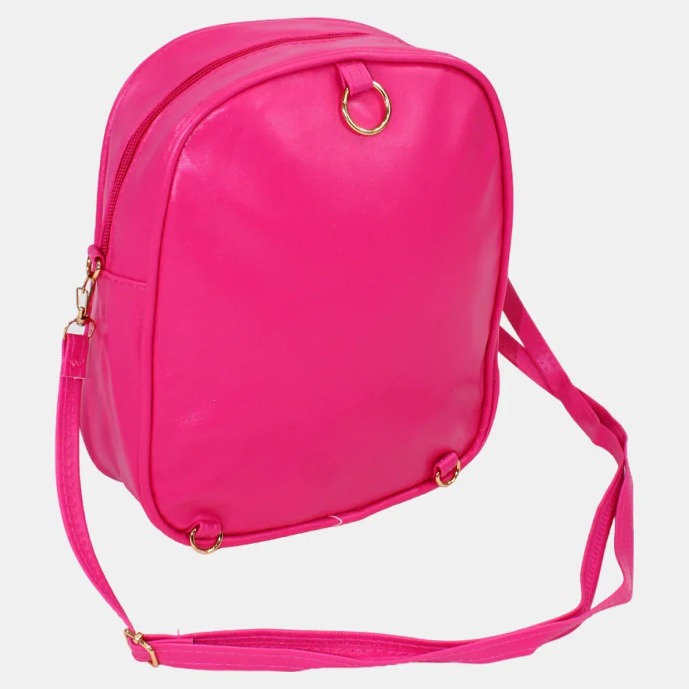 Barbie Shoulder Bag – Fuchsia with Plaid Dress Design