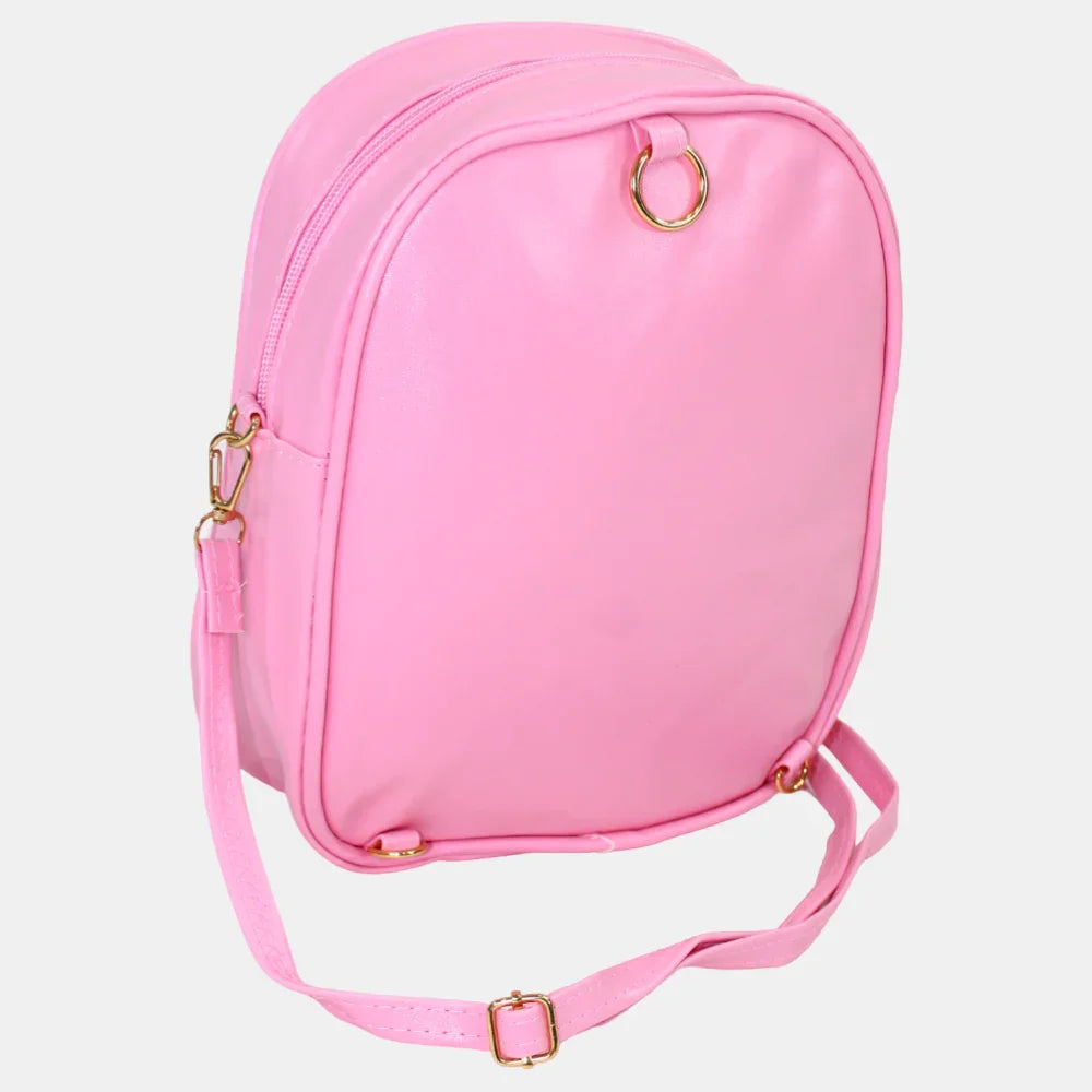Barbie Shoulder Bag – Pink with Black Glasses Design