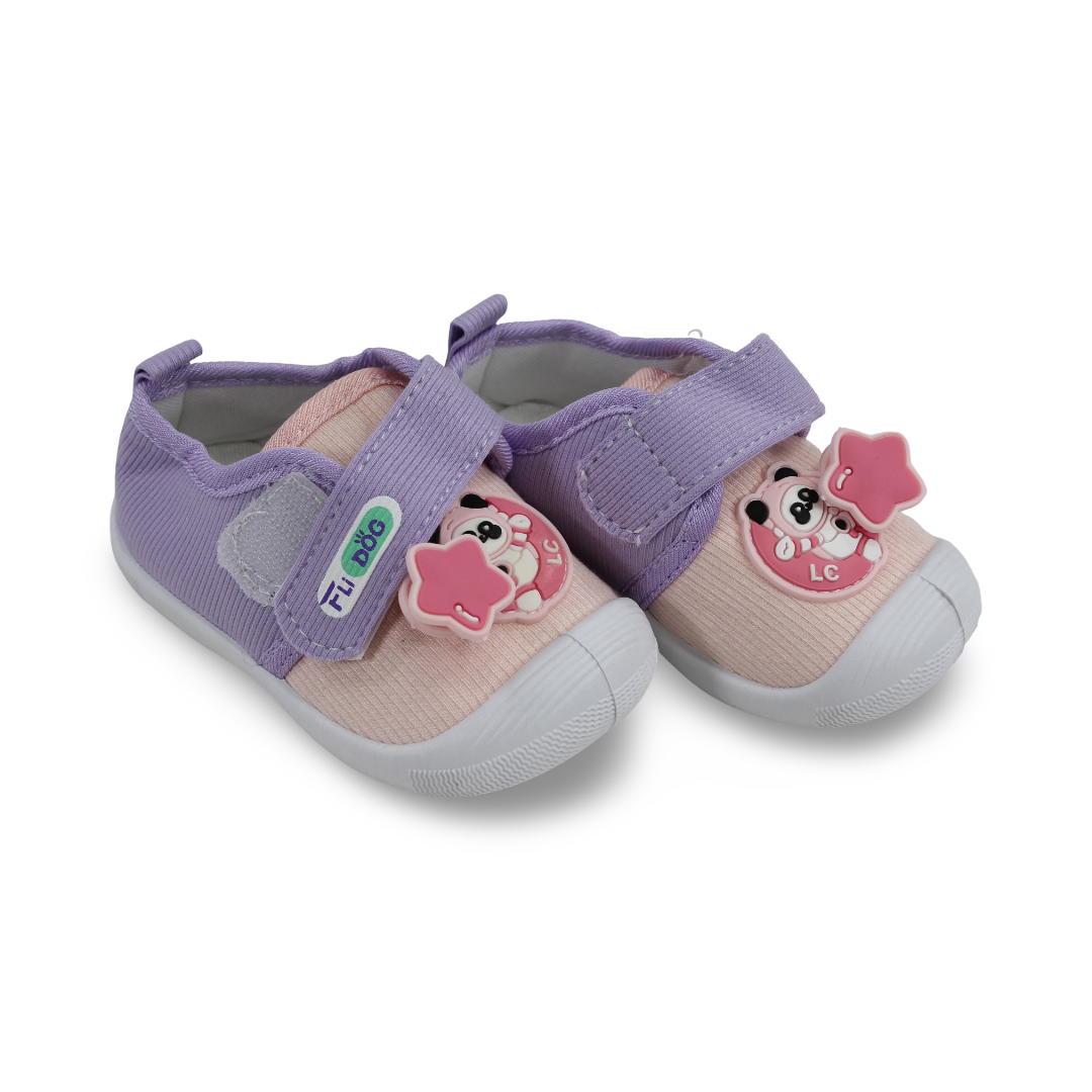 Baby Girls Canvas Sneakers – Purple - Clothing - Cherries