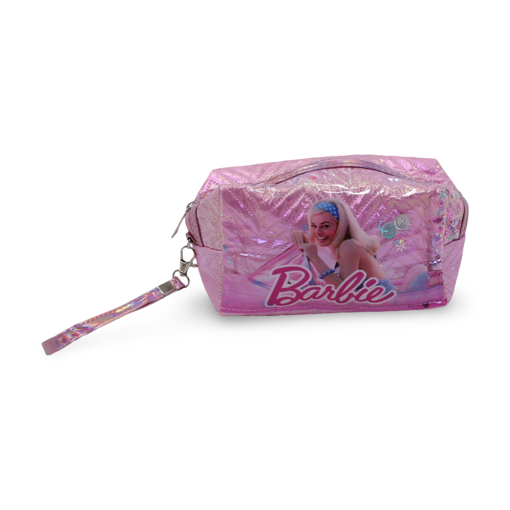 Make-Up Bag – Pink with Barbie Print - Assortments - Cherries