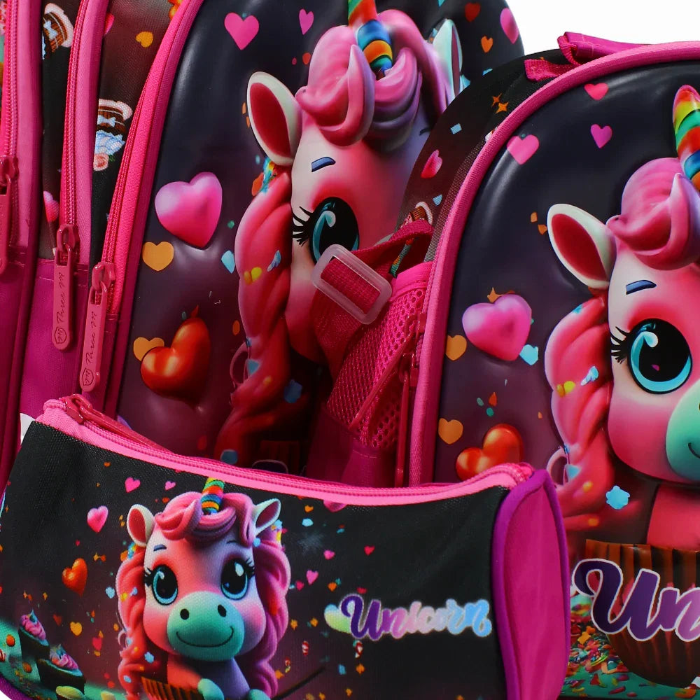 Unicorn School Set – 18 Inches