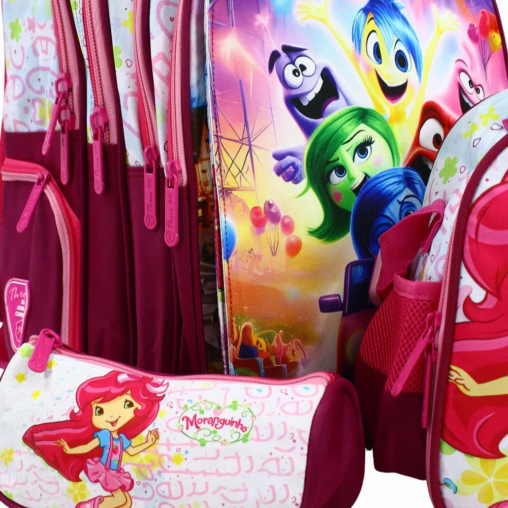 Strawberry Girl School Set 3 Faces in 1 – 19 Inches