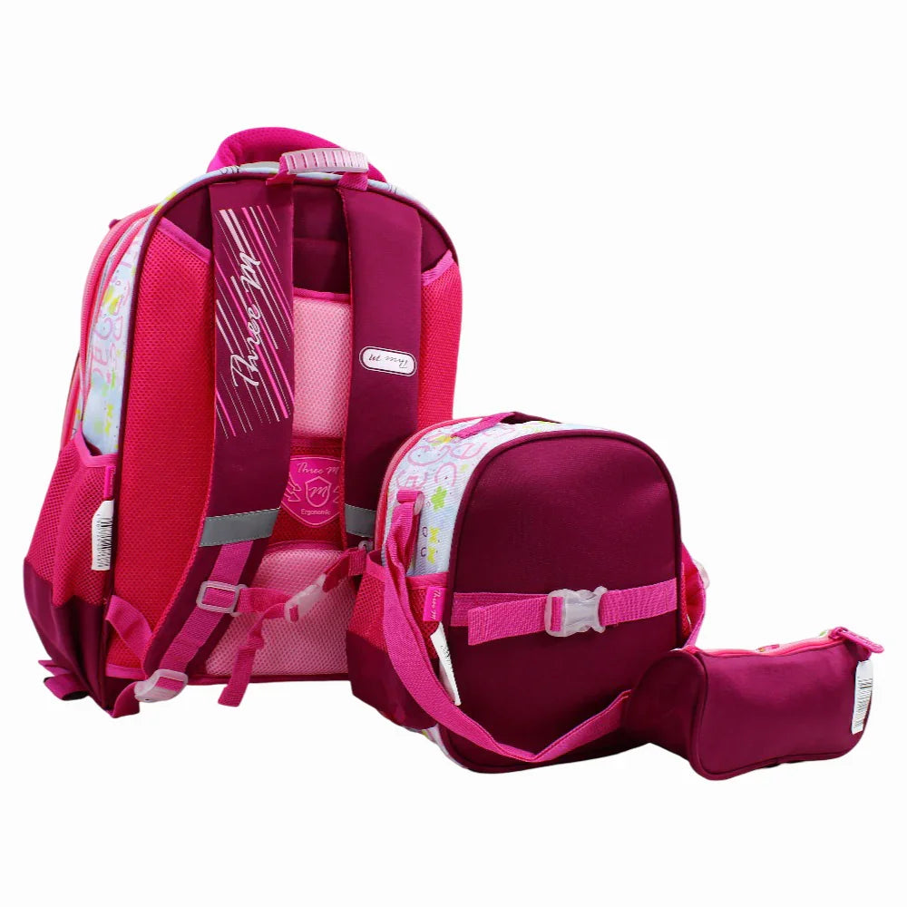 Strawberry Girl School Set 3 Faces in 1 – 19 Inches