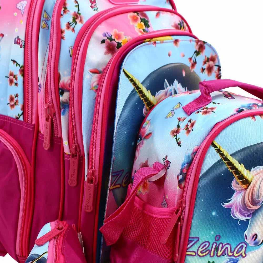 Unicorn School Set 3 Faces in 1 – 17 Inches