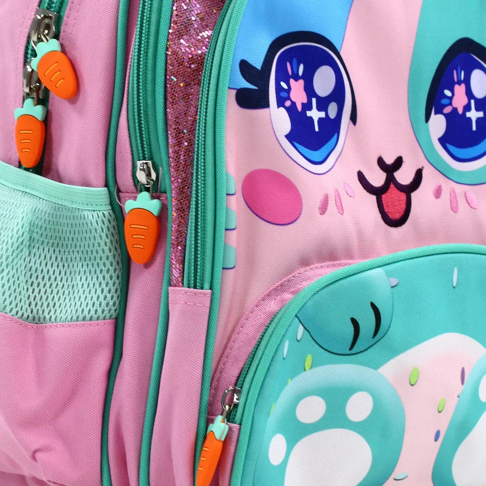 Pinkish Kitten Backpack - Preschool & KG Kids