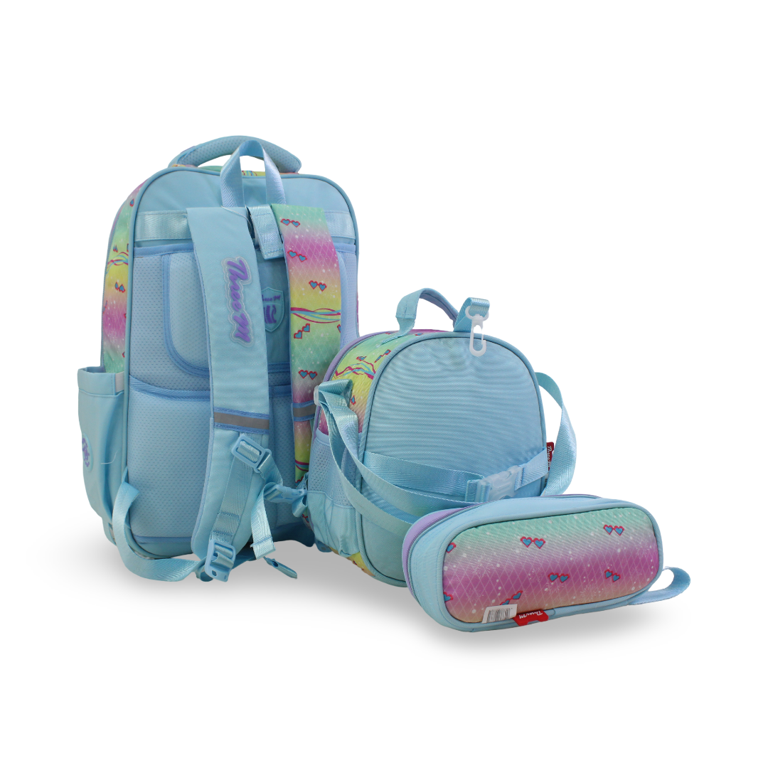 3M Marvel School Set 18 Inches – Blue with Backpack, Lunch Bag & Pencil Case