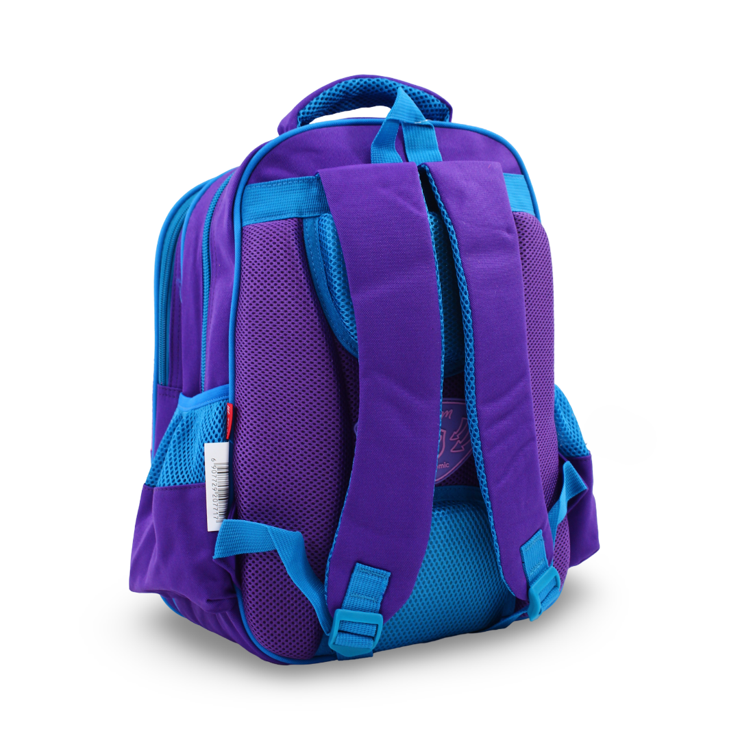 3M KG Backpack – Pink & Purple with Cat Print (15 Inches)