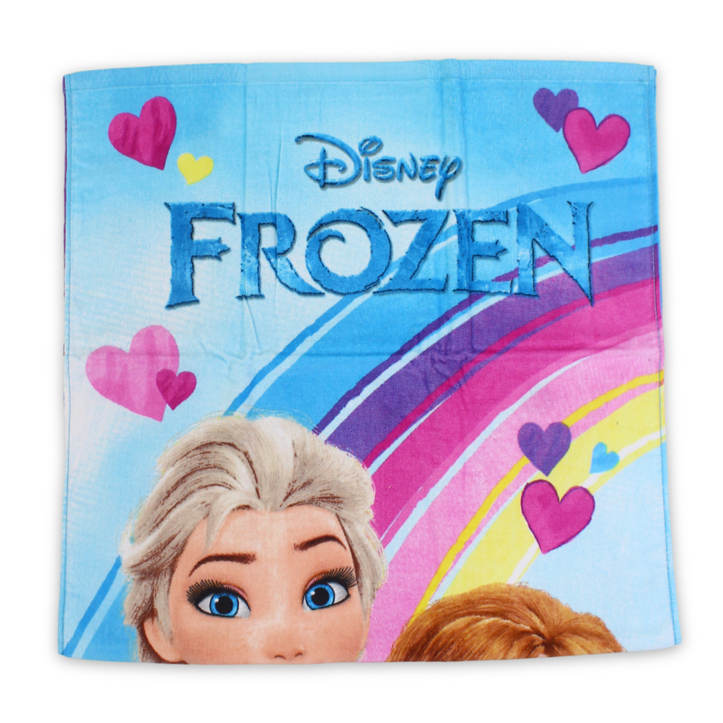 Girls Beach Towel – Multicolor with Frozen Print