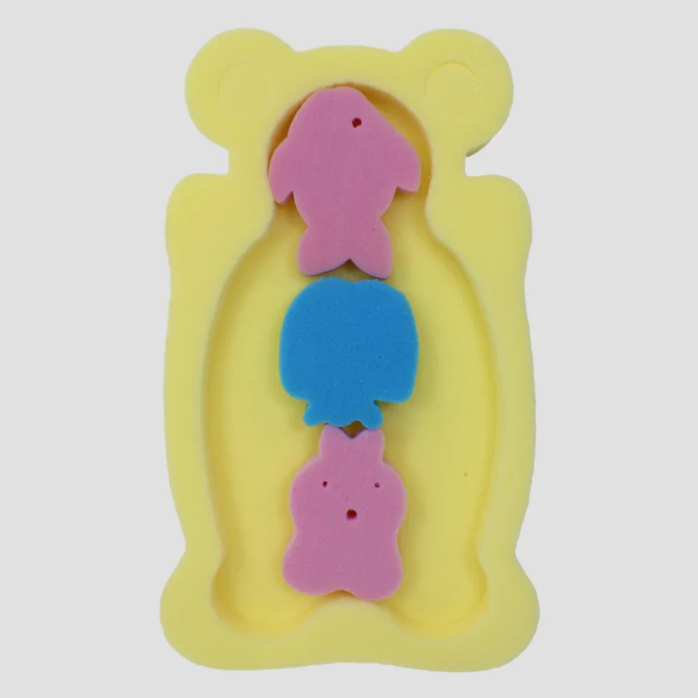 Candy Baby Bathtub Sponges – Set of 4 (Yellowish)