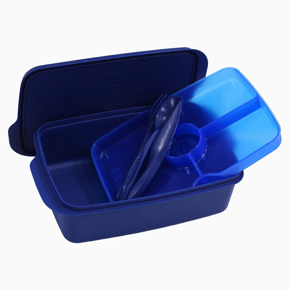Navy Plastic Lunch Box – 1.5L