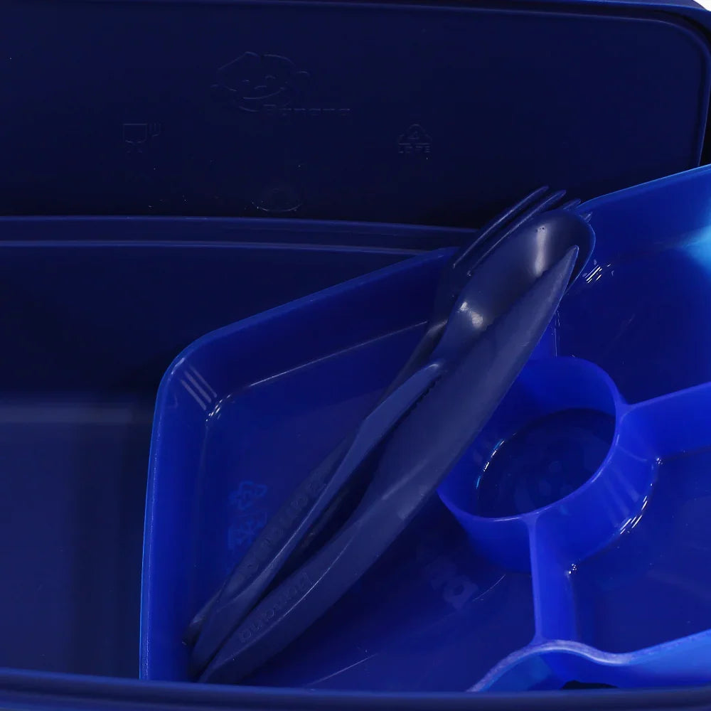 Navy Plastic Lunch Box – 1.5L