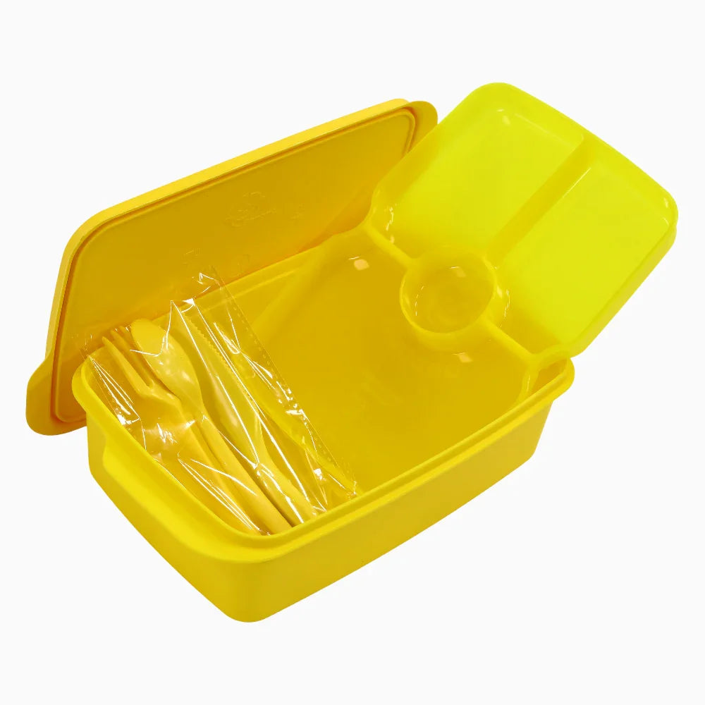 Yellow Plastic Lunch Box – 1.5L