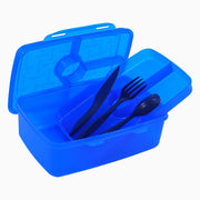 Blue Transparent Plastic Lunch Box – 2L