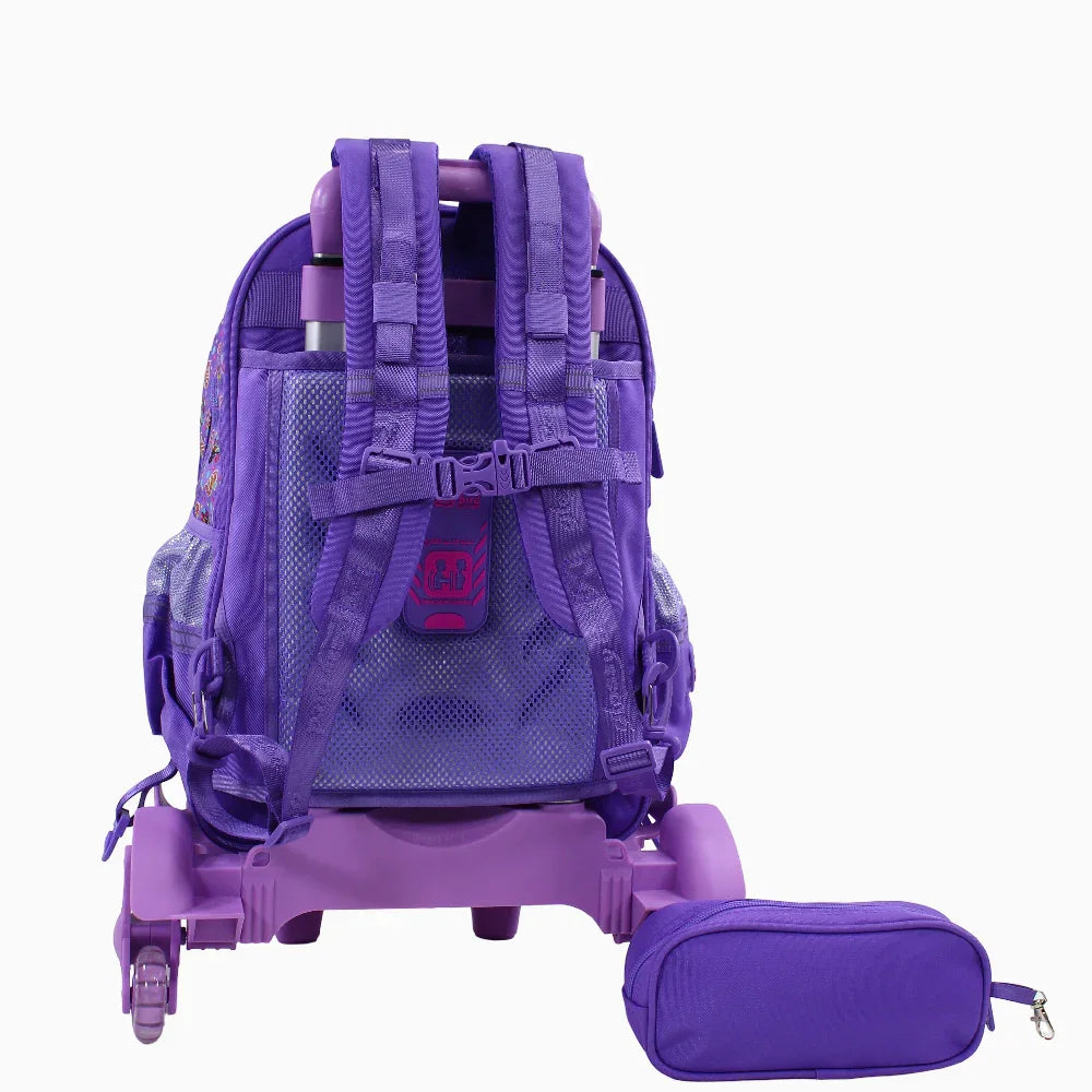 Roller Time School Set – 17 Inches (Trolley Bag + Pencil Case)