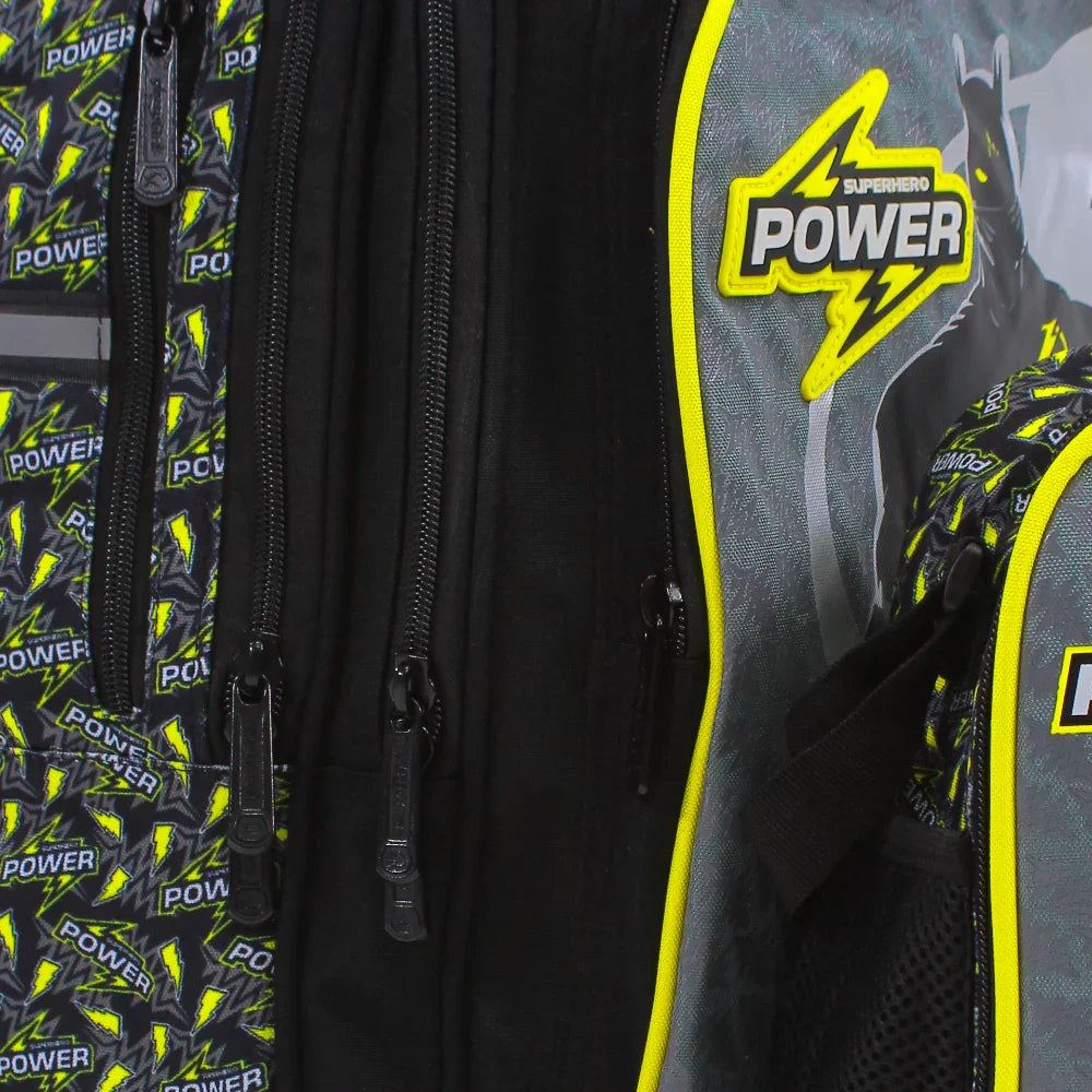 Superhero Power School Set – 18 Inches (Backpack & Lunch Bag)