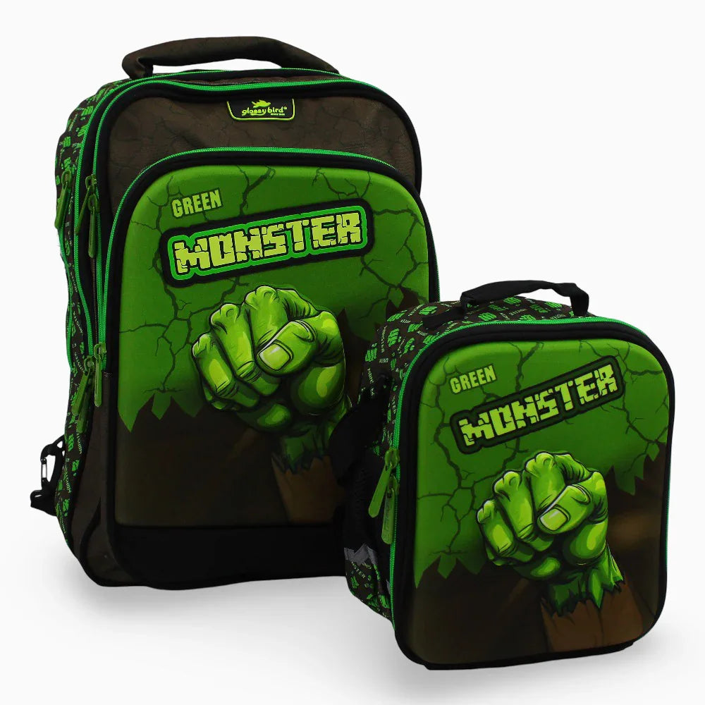 Hulk School Set – 18 Inches (Backpack & Lunch Bag)