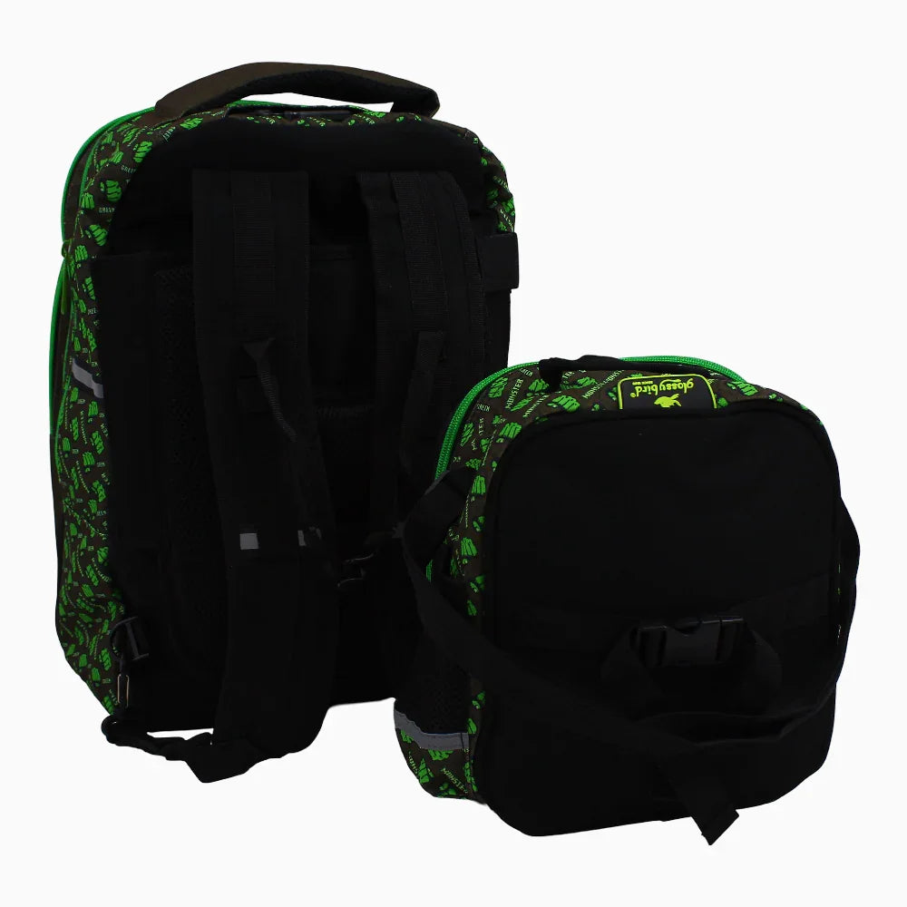 Hulk School Set – 18 Inches (Backpack & Lunch Bag)